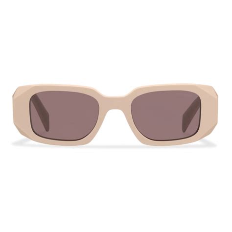 prada symbole white sunglasses|Prada symbole sunglasses beige.